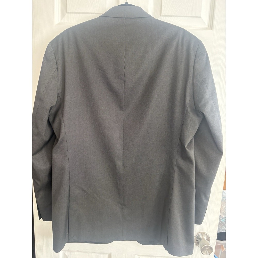 Izod Mens 42L Blazer Sport Coat Two Button Jacket Blazer Navy Striped NWOT - Picture 14 of 14
